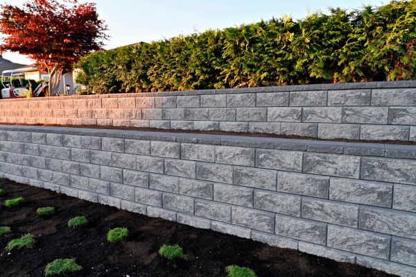 Concrete Retaining Wall Installation in Lansing