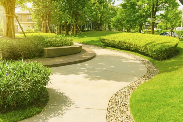 Cement Walkway Installation in Lansing