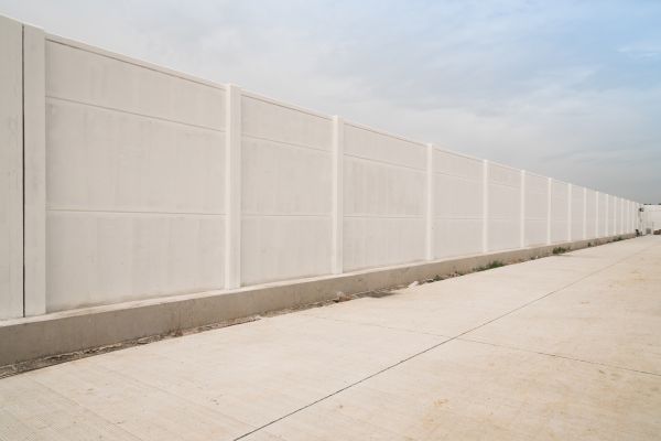Concrete Fence Construction in Lansing