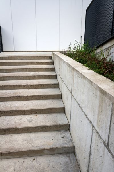 Cement Stair Installation in Lansing