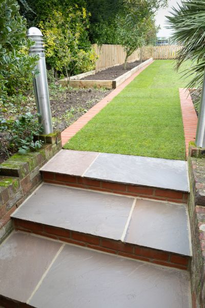 Backyard Steps Installation in Lansing