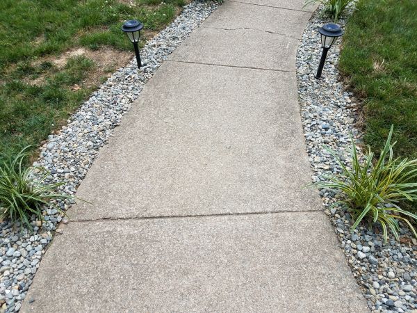Cement Path Construction in Lansing